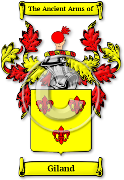 Giland Family Crest Download (JPG) Legacy Series - 600 DPI