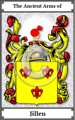 Jillen Family Crest Download (JPG)  Book Plated - 150 DPI