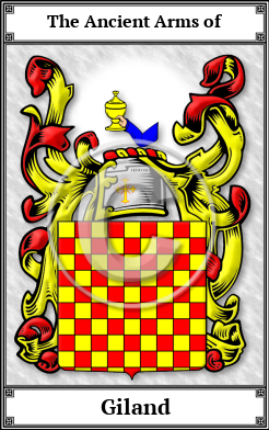 Giland Family Crest Download (JPG)  Book Plated - 150 DPI