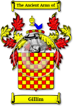 Gillim Family Crest Download (jpg) Legacy Series - 150 DPI