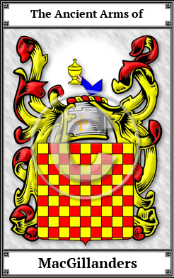 MacGillanders Family Crest Download (JPG)  Book Plated - 150 DPI