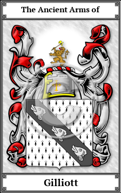 Gilliott Family Crest Download (JPG)  Book Plated - 150 DPI