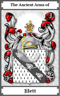Jilett Family Crest Download (JPG)  Book Plated - 150 DPI