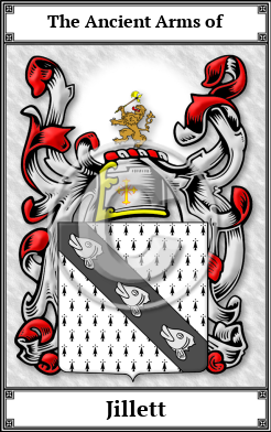 Jillett Family Crest Download (JPG)  Book Plated - 150 DPI