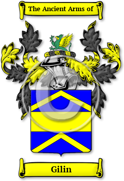 Gilin Family Crest Download (jpg) Legacy Series - 150 DPI