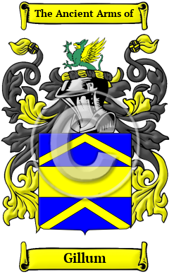 Gillum Family Crest/Coat of Arms