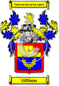 Gillison Family Crest Download (jpg) Legacy Series - 150 DPI