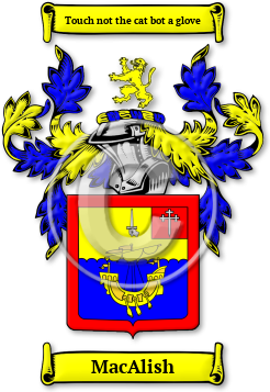 MacAlish Family Crest Download (jpg) Legacy Series - 150 DPI