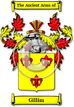 Gillim Family Crest Download (jpg) Legacy Series - 150 DPI