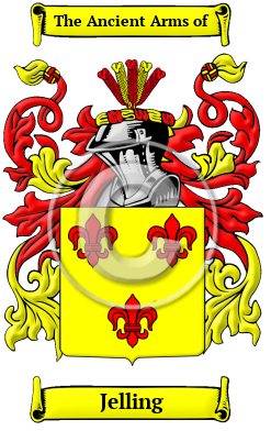 Jelling Family Crest/Coat of Arms