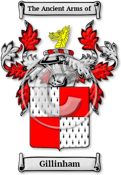 Gillinham Family Crest Download (jpg) Legacy Series - 150 DPI
