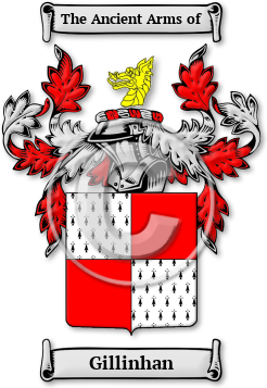 Gillinhan Family Crest Download (jpg) Legacy Series - 150 DPI