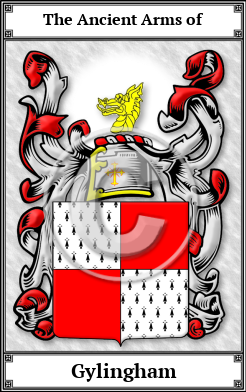 Gylingham Family Crest Download (JPG)  Book Plated - 150 DPI