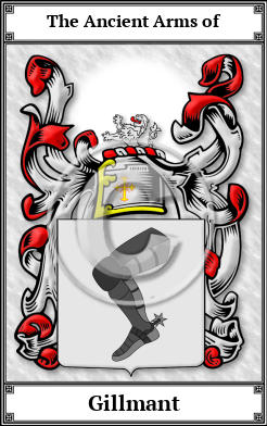 Gillmant Family Crest Download (JPG)  Book Plated - 150 DPI