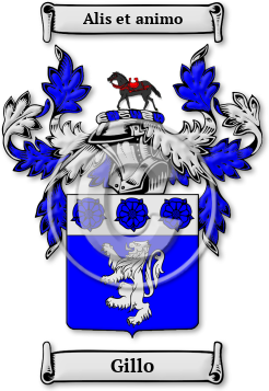 Gillo Family Crest Download (jpg) Legacy Series - 150 DPI