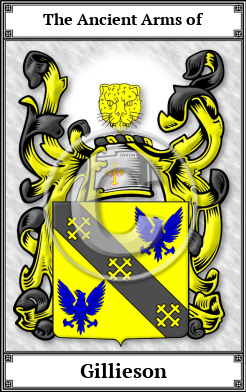 Gillieson Family Crest Download (JPG)  Book Plated - 150 DPI
