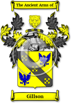 Gillson Family Crest Download (jpg) Legacy Series - 150 DPI