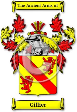 Gillier Family Crest Download (jpg) Legacy Series - 150 DPI