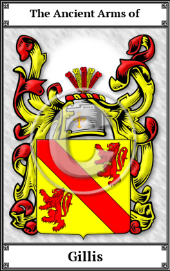 Gillis Family Crest Download (JPG)  Book Plated - 150 DPI