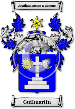 Guilmartin Family Crest Download (jpg) Legacy Series - 150 DPI