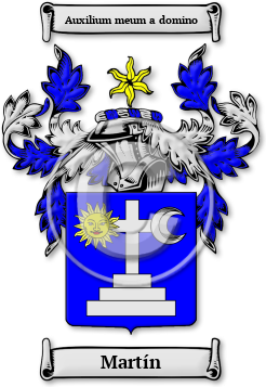 Martín Family Crest Download (jpg) Legacy Series - 150 DPI