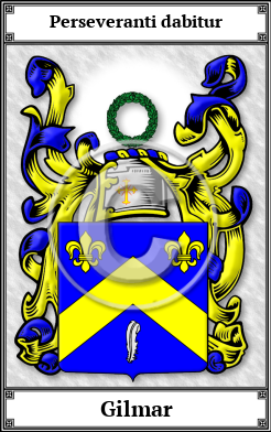 Gilmar Family Crest Download (JPG)  Book Plated - 150 DPI