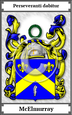 McElmurray Family Crest Download (JPG)  Book Plated - 150 DPI