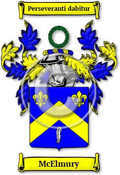 McElmury Family Crest Download (JPG) Legacy Series - 600 DPI
