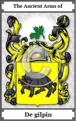 De gilpin Family Crest Download (JPG)  Book Plated - 150 DPI