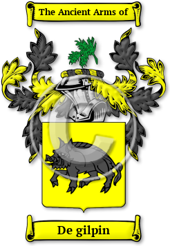 De gilpin Family Crest Download (jpg) Legacy Series - 150 DPI