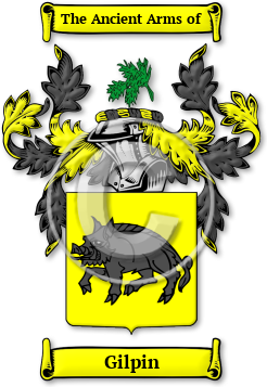 Gilpin Family Crest Download (jpg) Legacy Series - 150 DPI