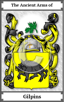Gilpins Family Crest Download (JPG)  Book Plated - 150 DPI