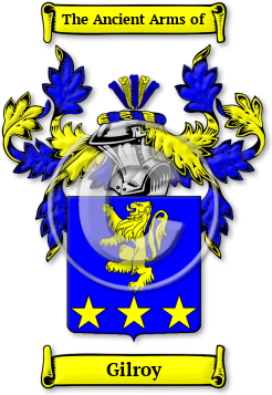 Gilroy Family Crest Download (jpg) Legacy Series - 150 DPI