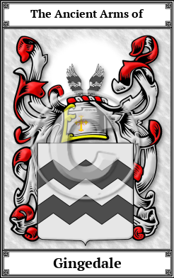 Gingedale Family Crest Download (JPG) Book Plated - 600 DPI