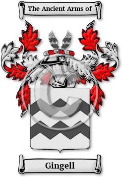 Gingell Family Crest Download (jpg) Legacy Series - 150 DPI