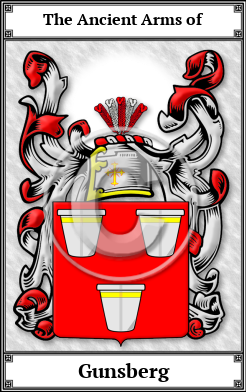 Gunsberg Family Crest Download (JPG) Book Plated - 600 DPI