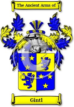 Gintl Family Crest Download (jpg) Legacy Series - 150 DPI