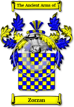 Zorzan Family Crest Download (JPG) Legacy Series - 600 DPI