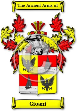 Gioani Family Crest Download (jpg) Legacy Series - 150 DPI