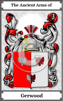 Gerwood Family Crest Download (JPG)  Book Plated - 150 DPI