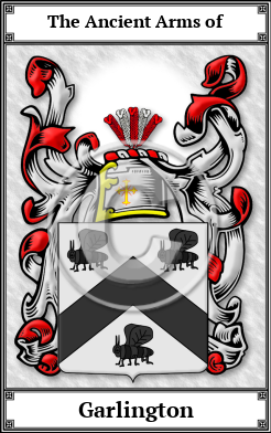 Garlington Family Crest Download (JPG)  Book Plated - 150 DPI