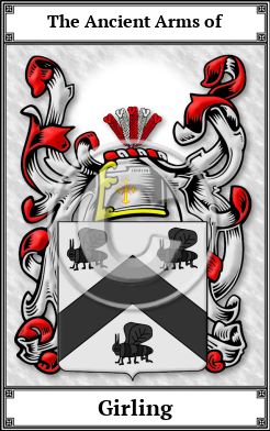 Girling Family Crest Download (JPG)  Book Plated - 150 DPI