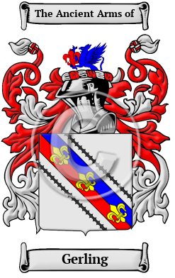 Gerling Family Crest/Coat of Arms