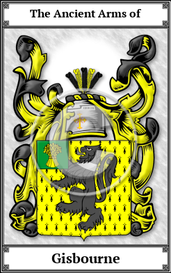 Gisbourne Family Crest Download (JPG)  Book Plated - 150 DPI