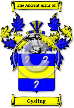 Gysling Family Crest Download (jpg) Legacy Series - 150 DPI