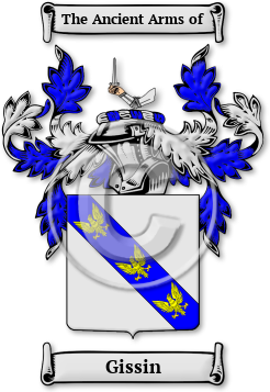 Gissin Family Crest Download (jpg) Legacy Series - 150 DPI