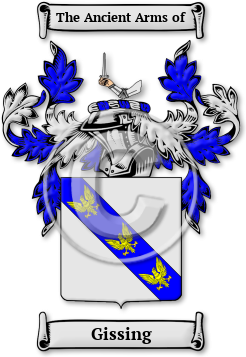 Gissing Family Crest Download (JPG) Legacy Series - 600 DPI