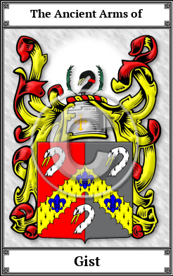 Gist Family Crest Download (JPG)  Book Plated - 150 DPI