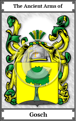 Gosch Family Crest Download (JPG)  Book Plated - 150 DPI