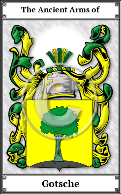 Gotsche Family Crest Download (JPG)  Book Plated - 150 DPI